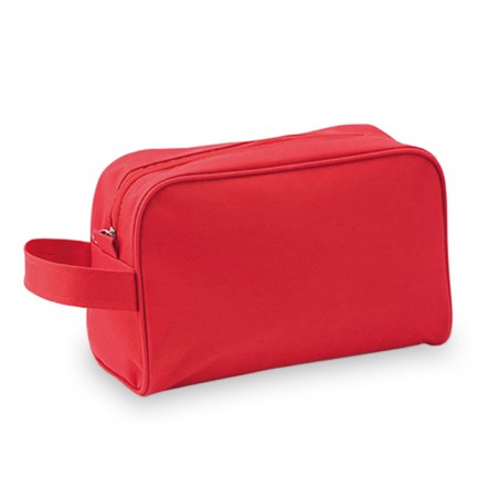 Necessaire vermelho personalizado para empresa