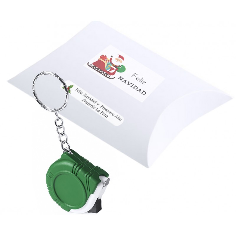 Chaveiro metro com estojo personalizado natal