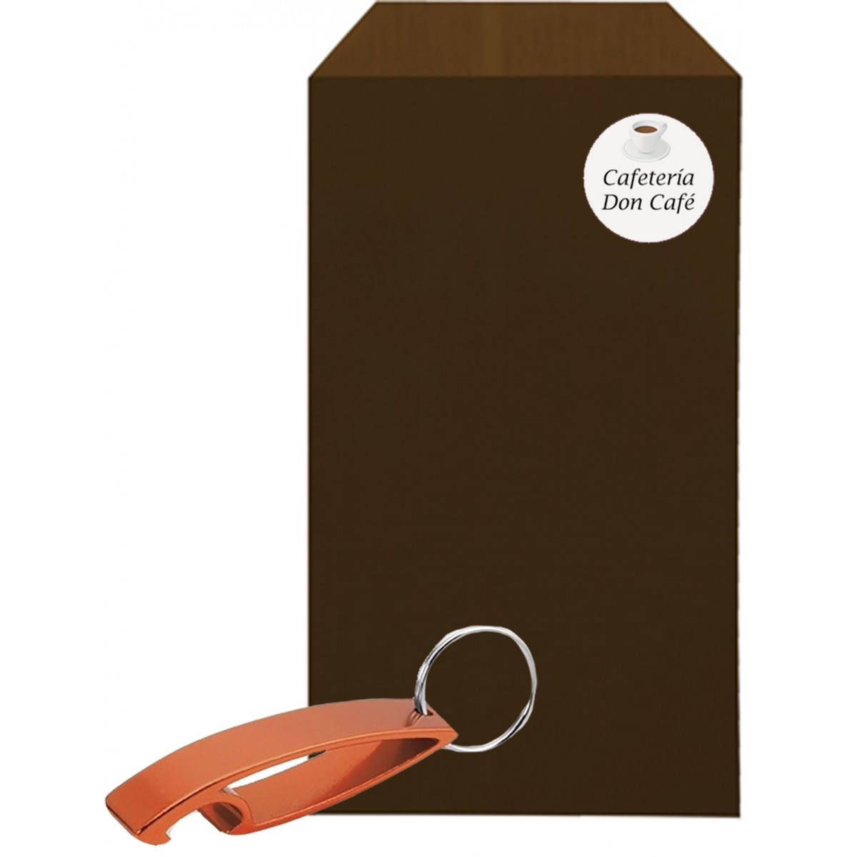 Porta chaves abridor com envelope comercial personalizado