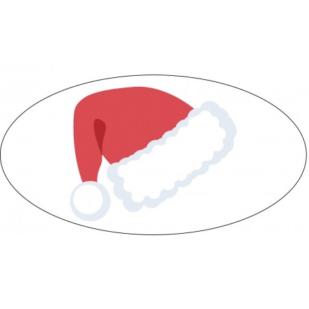 Pastilheiro vermelho com envelope personalizado para o Natal