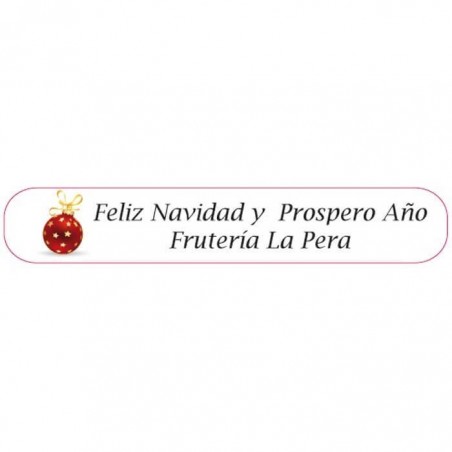 Pastilheiro vermelho com envelope personalizado para o Natal