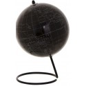 Bola decorativa mundial com suporte preto