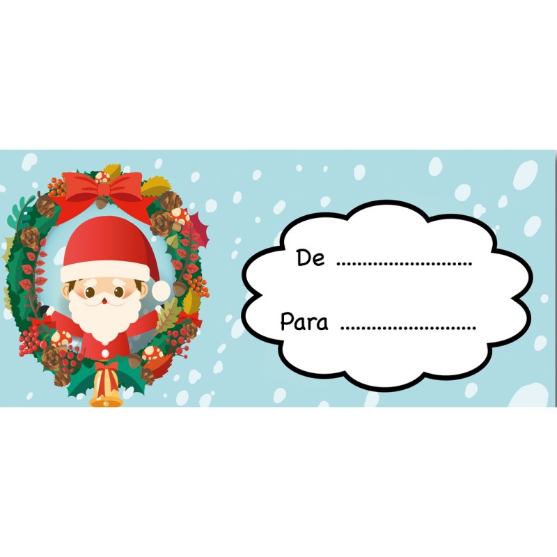 Etiquetas adesivas de Natal