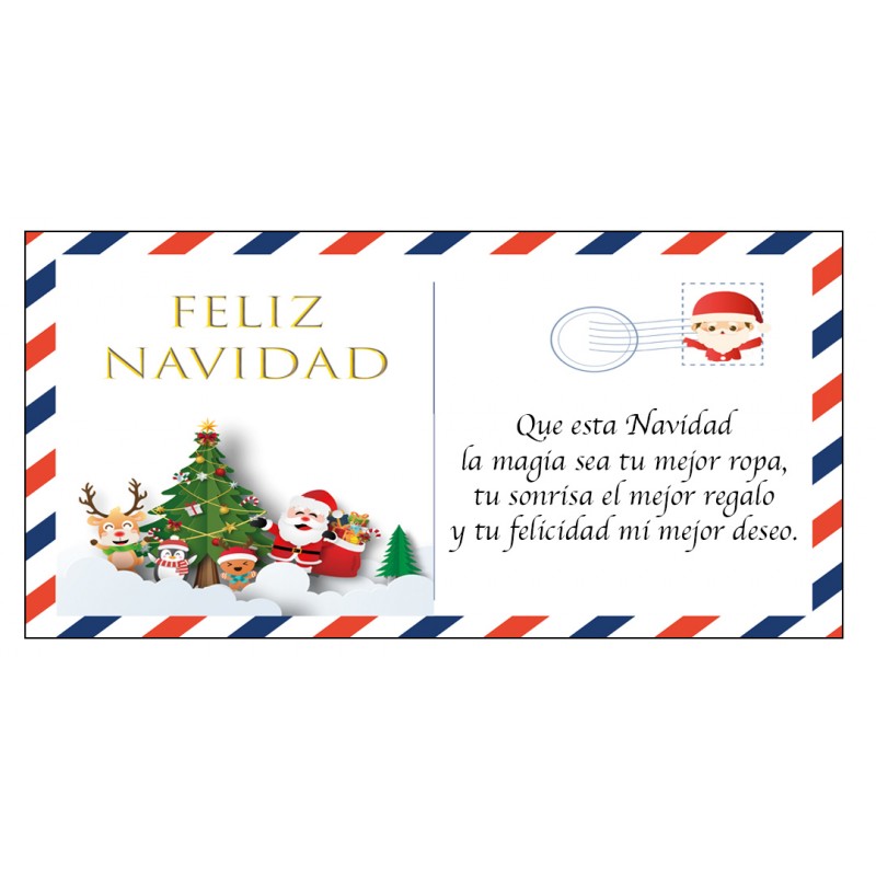 Cartão de Natal personalizado