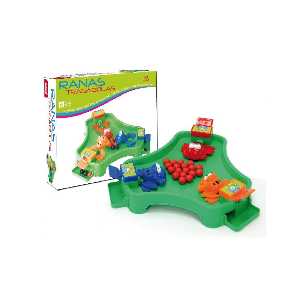 Jogo de tabuleiro sapos tragabolas