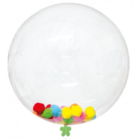 Balão transparente de 45 cm