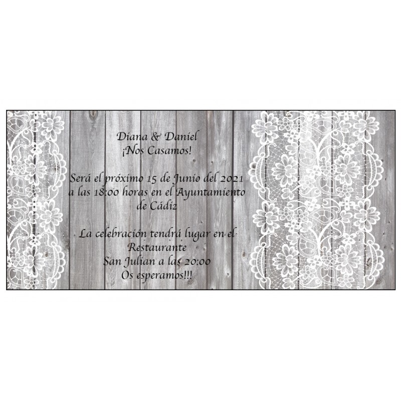 Convites de casamento elegantes
