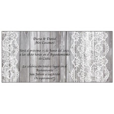 Convites de casamento elegantes
