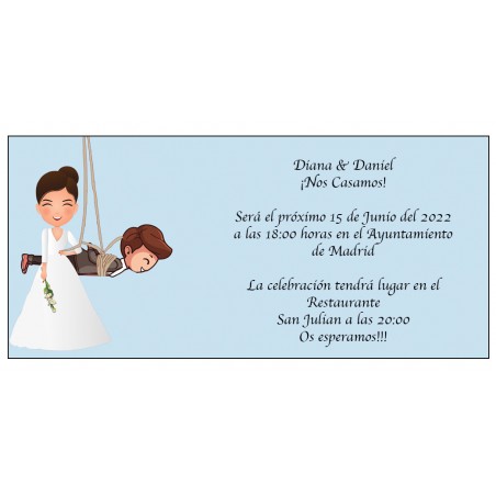 Convites de casamento engraçados