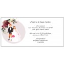 Convites de casamento econômicos com filha