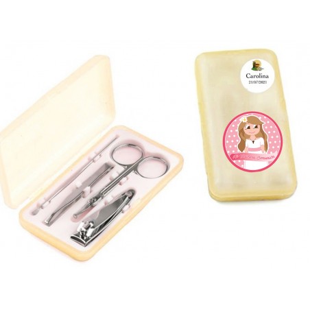 Manicure set for girl communion