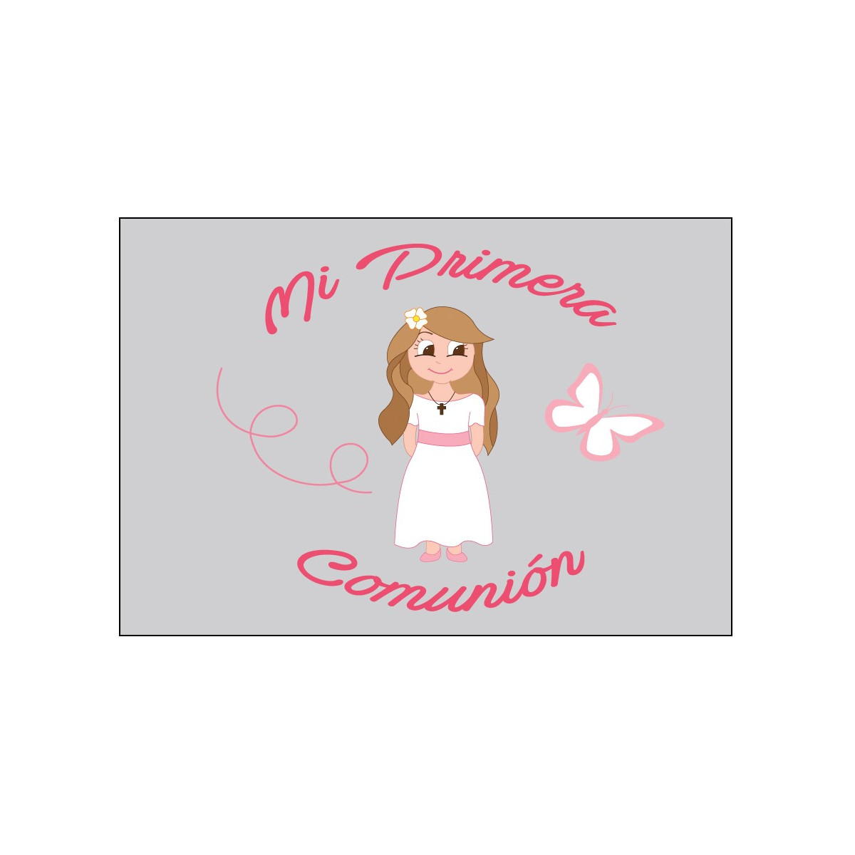 Adesivos para detalhes de comunhão menina