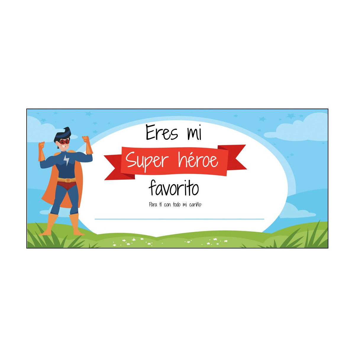 Cartão de felicitações dia dos pais