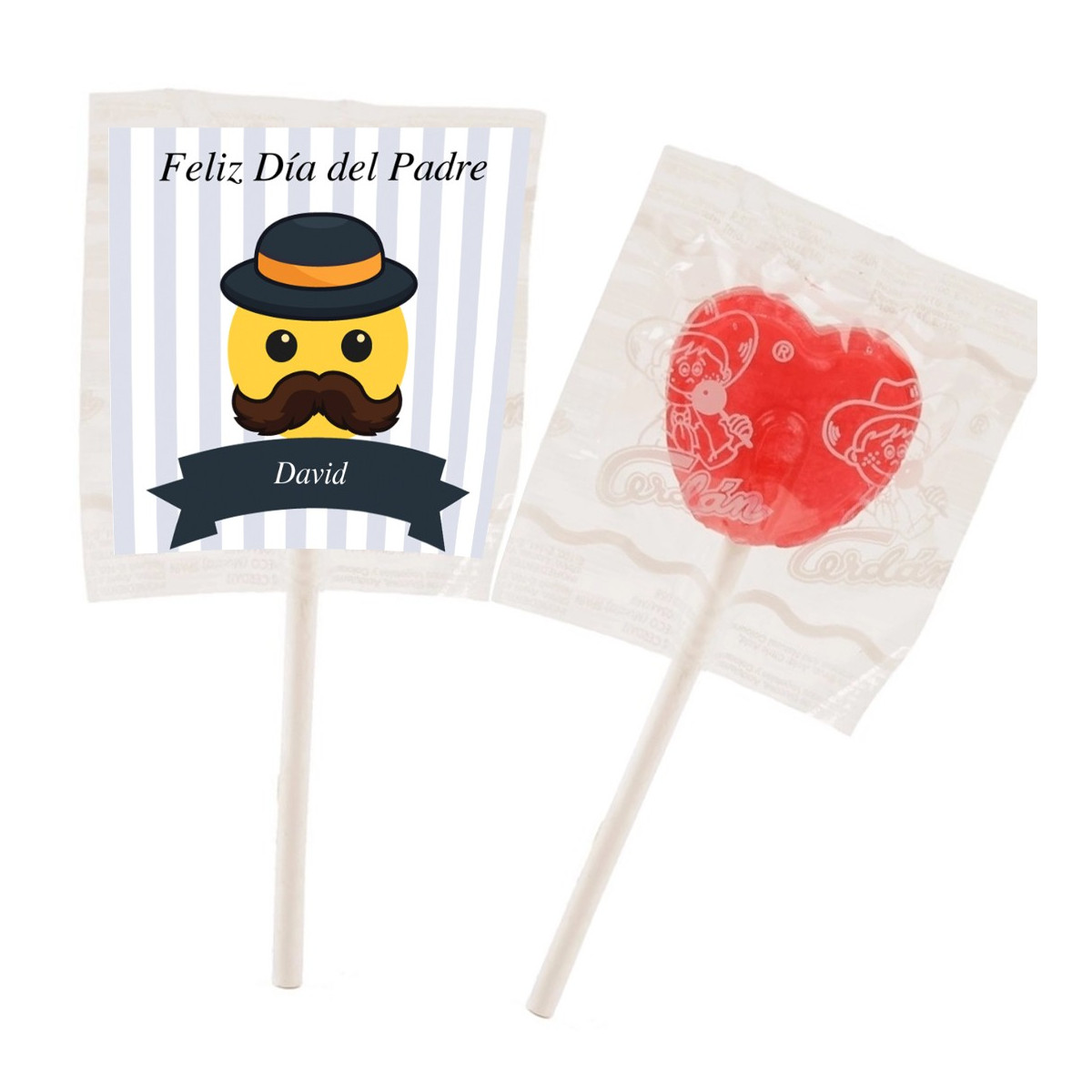 Pirulitos personalizados baratos para o Dia dos Pais