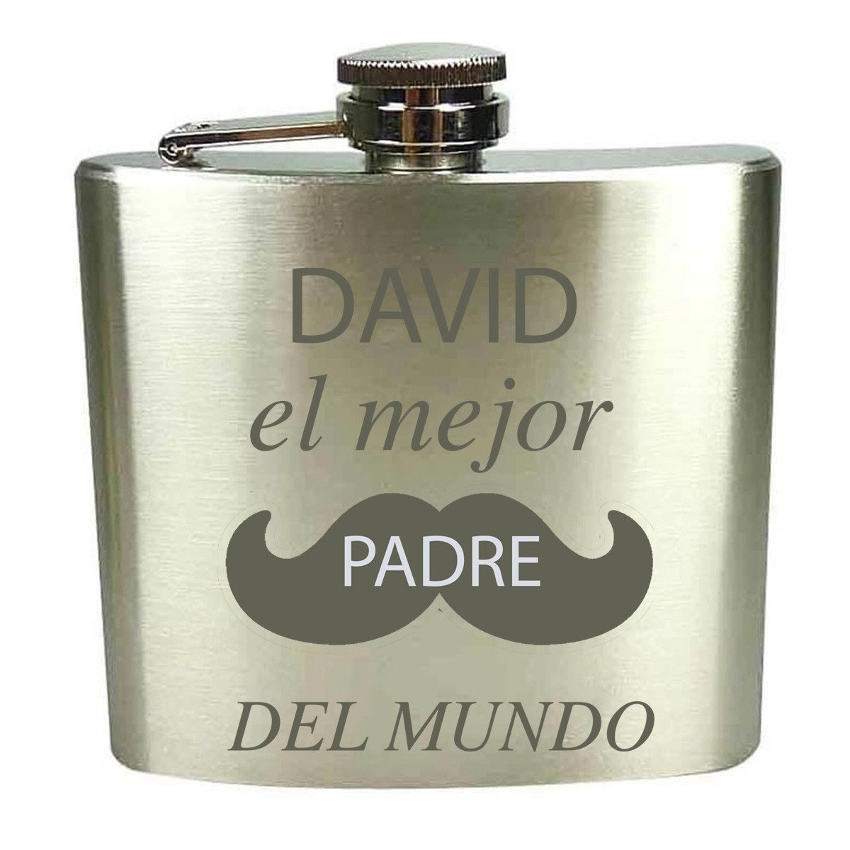 Flask gravada a laser personalizada para o dia dos pais
