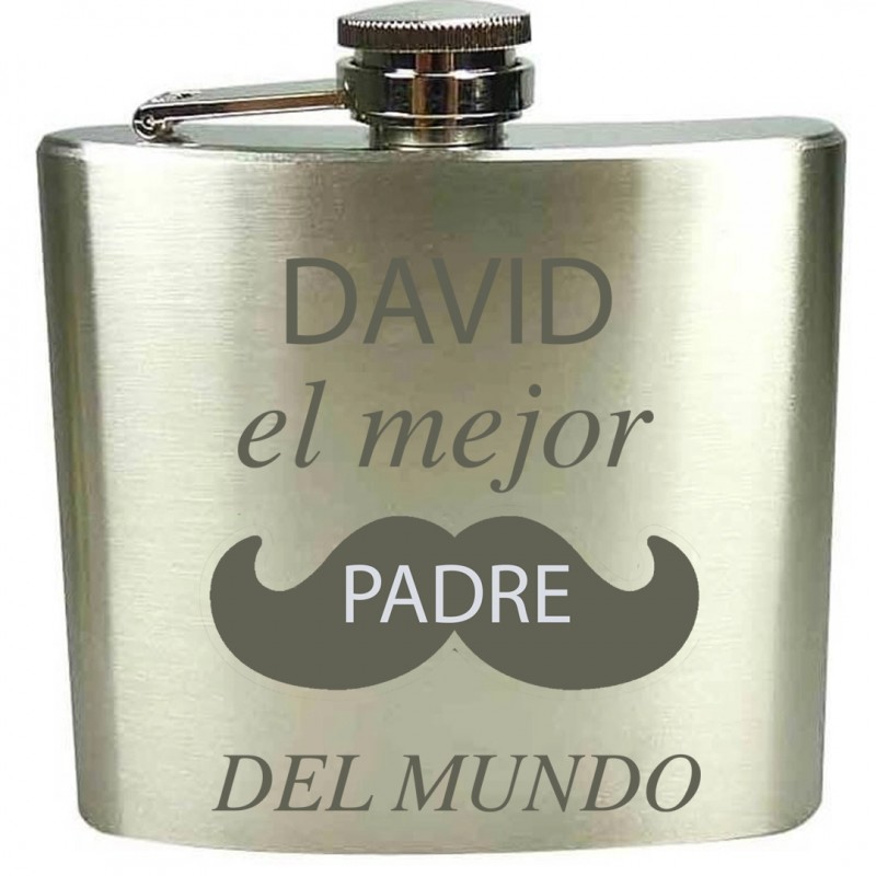 Flask gravada a laser personalizada para o dia dos pais