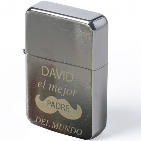 Isqueiro gravado personalizado para o dia dos pais