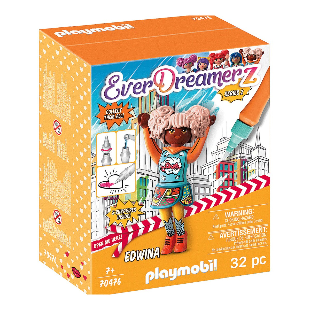 Everdreamerz playmobil edwina na caixa com acessórios