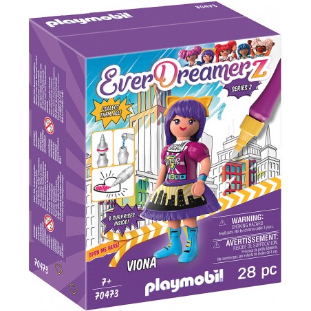 Everdreamerz viona mundo em quadrinhos na caixa com acessórios