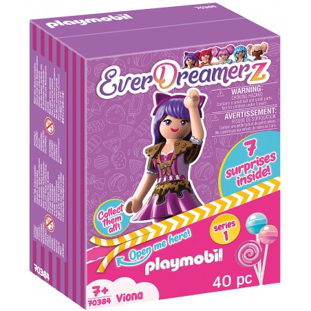Caixa surpresa playmobil viona candy world série 1