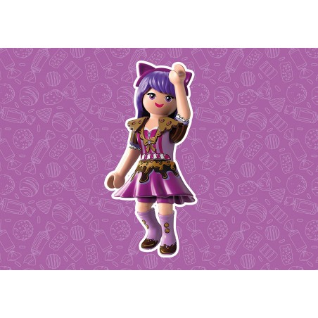 Caixa surpresa playmobil viona candy world série 1