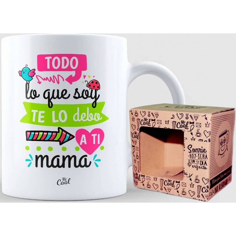 Caneca de presente para mamãe com bela frase