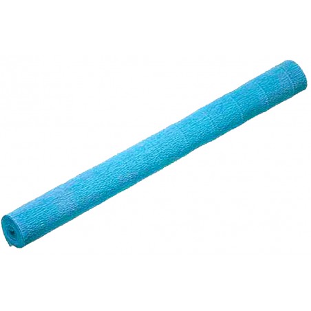 Papel crepom para decorar azul claro