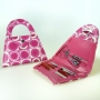 Conjunto de manicure com formato de bolsa para convidados