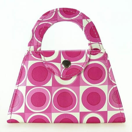 Conjunto de manicure com formato de bolsa para convidados