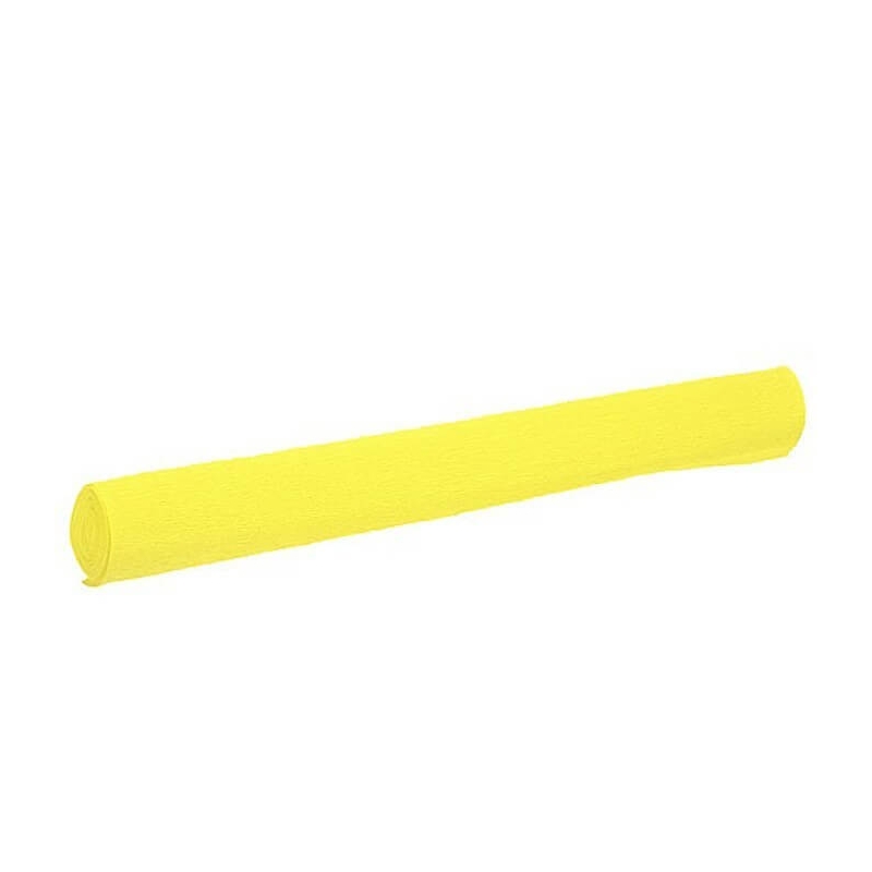 Papel crepom para decorar amarelo