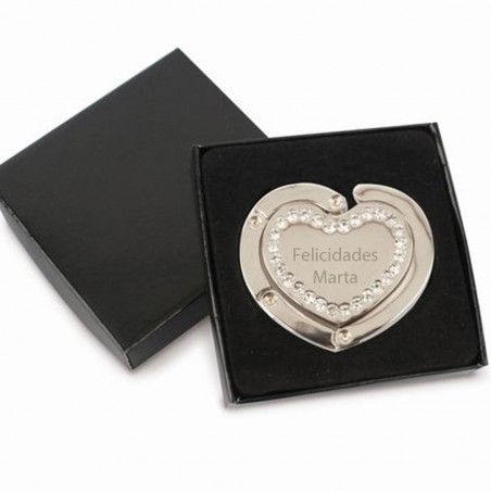 Cabide de bolsa de coração personalizado para presente