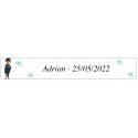Adesivo primeira comunhão menino adrian