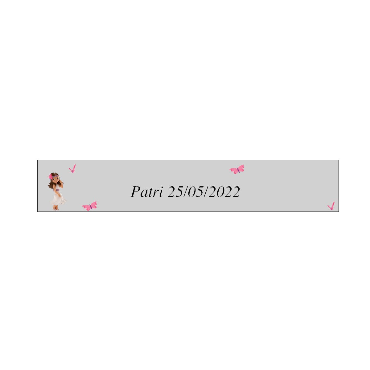 Adesivo da primeira comunhão patri girl