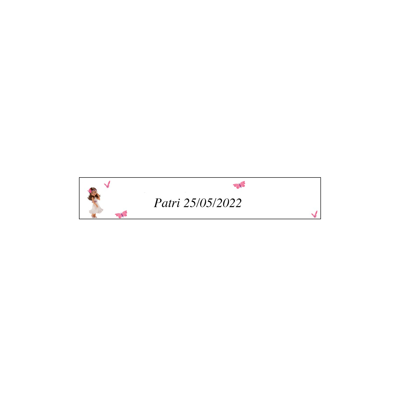 Adesivo de patri comunhão menina