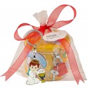 Cofrinho e chaveiro menino anjinho para comunhão personalizado