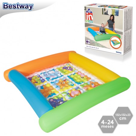 Playard pool acima de 132 x 132 x 23 cm