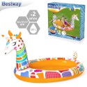 Atividades de piscina girafa inflável