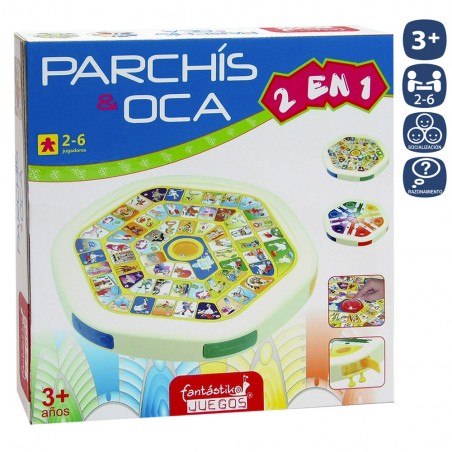Parchís oca dado automático 6 jogadores