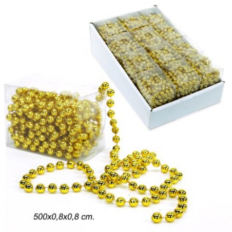 Rolo de bola de plástico dourado 500 x 0 80 x 0 80 cm