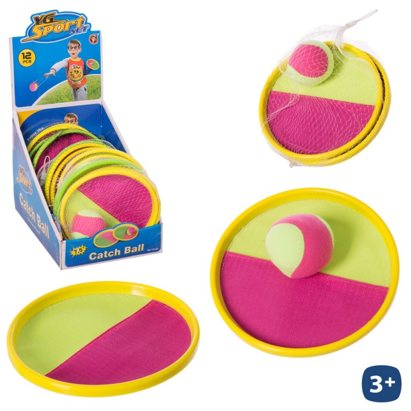 Jogo Pega Bola Velcro 2 C 19 Cm