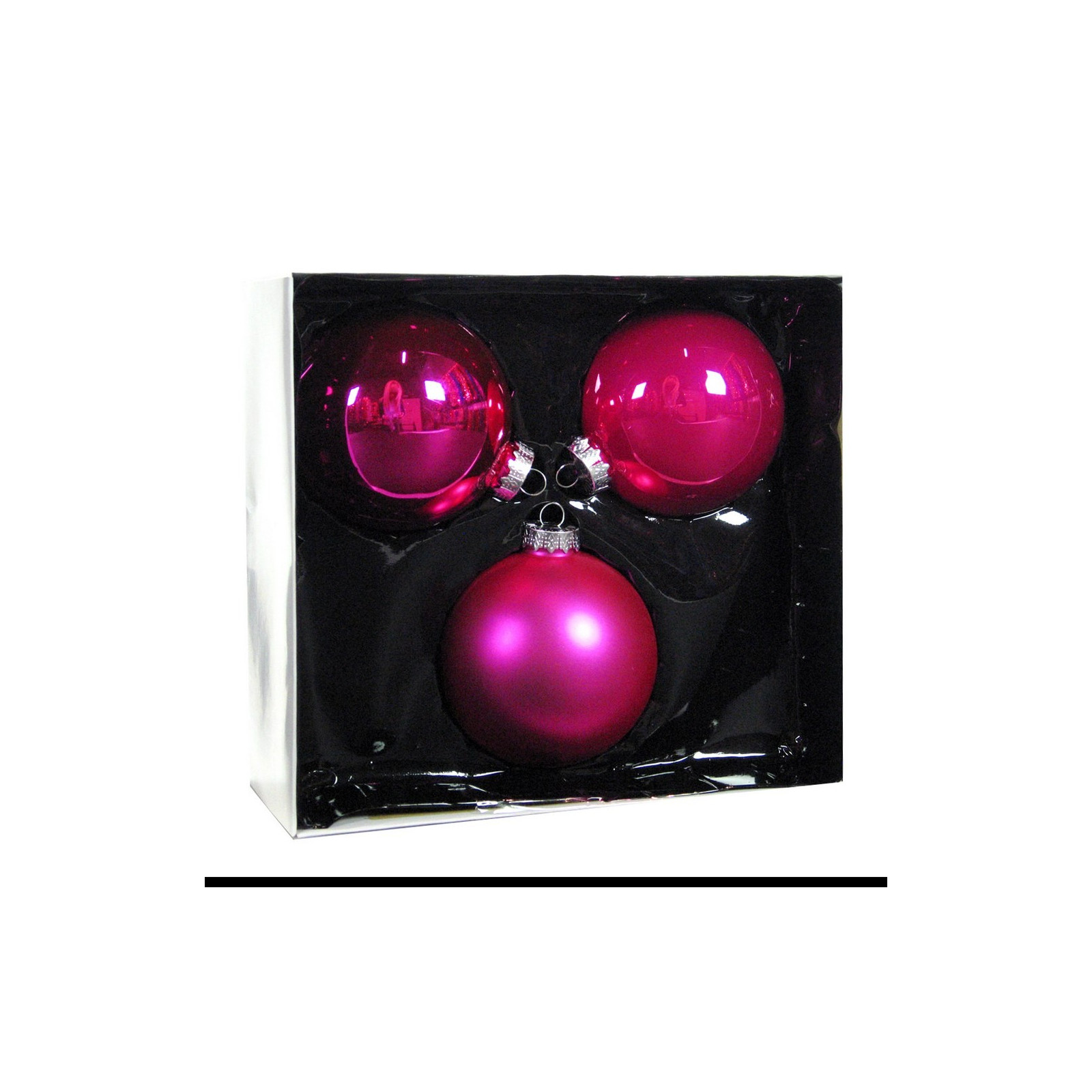 Bola de cristal rosa lisa fosca s 3 de 10 cm