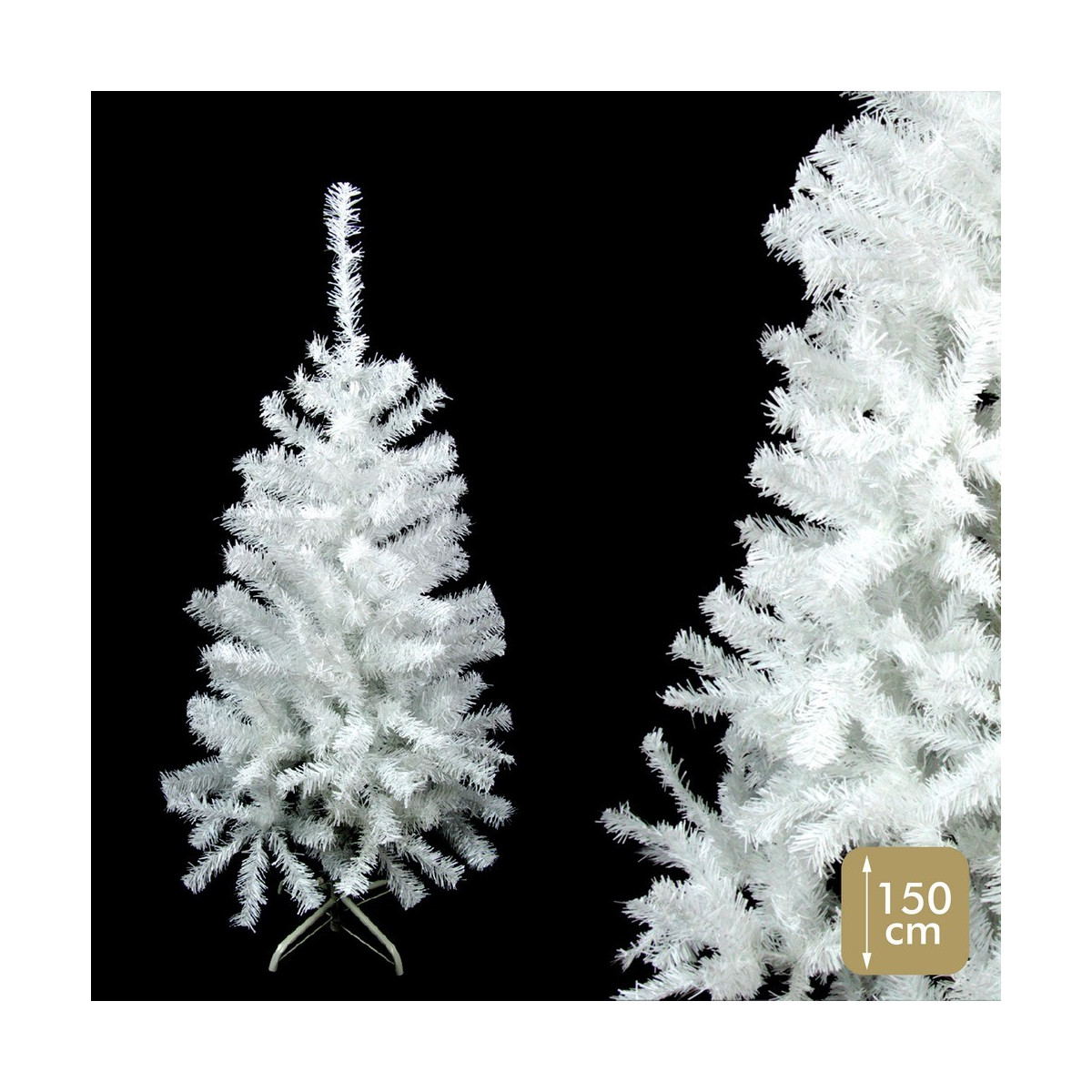 árvore 274 ramos pe pvc espumilhão branco 80 x 80 x 150 cm