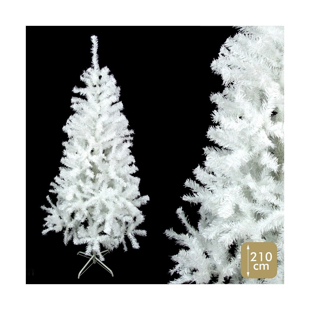 árvore 820 ramos pe pvc espumilhão branco 110 x 110 x 210 cm