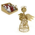 ângel metal 4 c decoração natal 10 x 6 x 14 cm