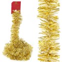 Mini decoração de natal com boa neve de ouro 150 x 5 x 5 cm