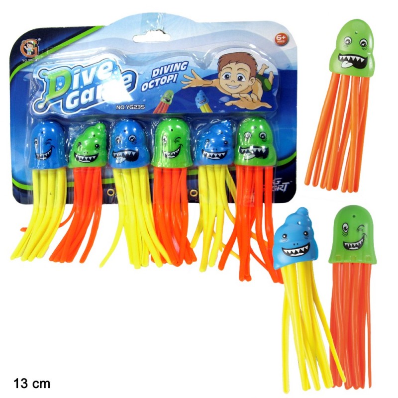 S 6 lançador piscina medusa 13 cm