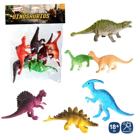 Vinil De Dinossauro S 6 6 M 11 Cm