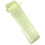 Estojo de organza bege 30x7 cm
