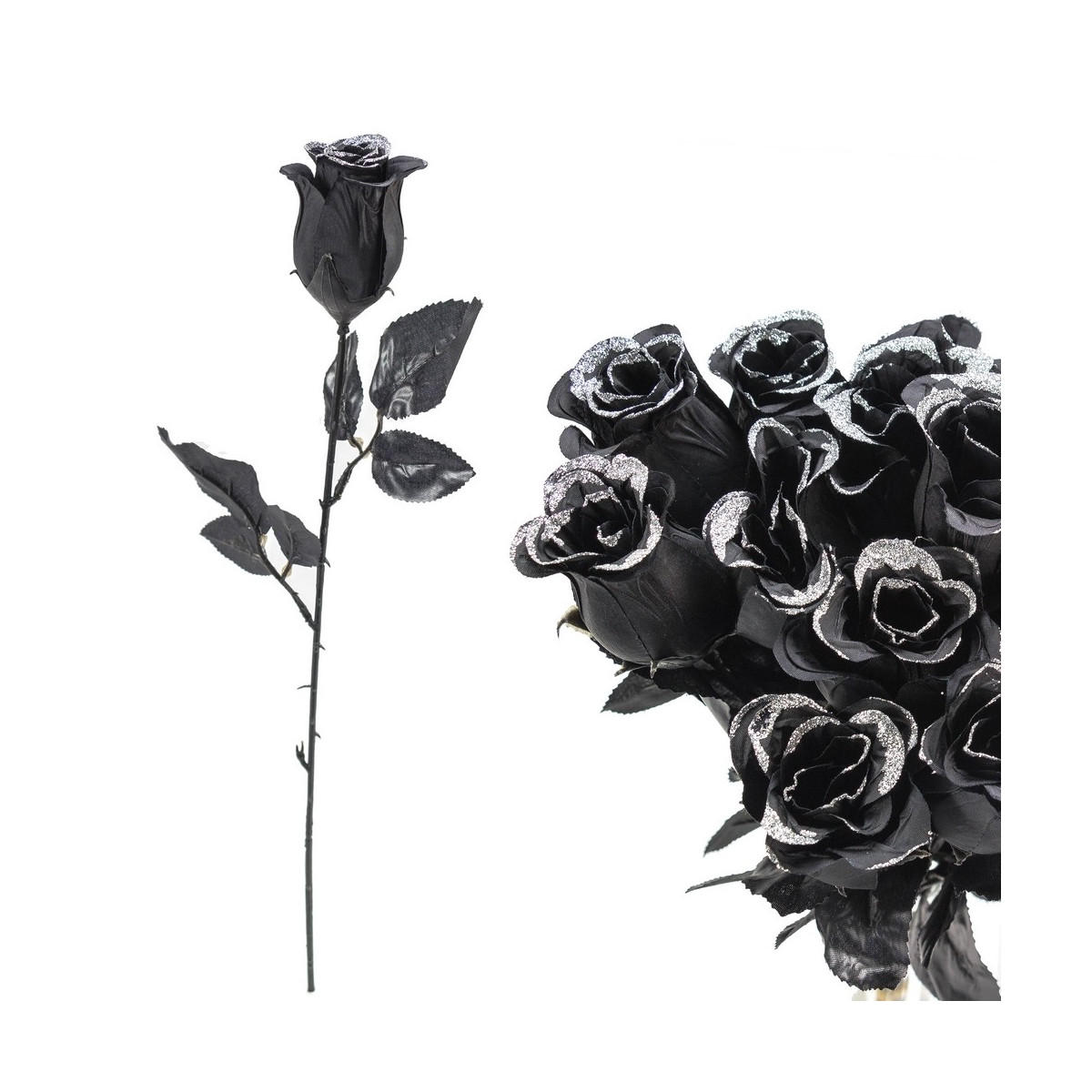 Rosa preto prata 4 50 x 4 50 x 43 cm