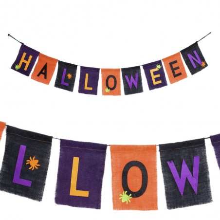 Guirlanda de Halloween de juta 165 x 0,20 cm